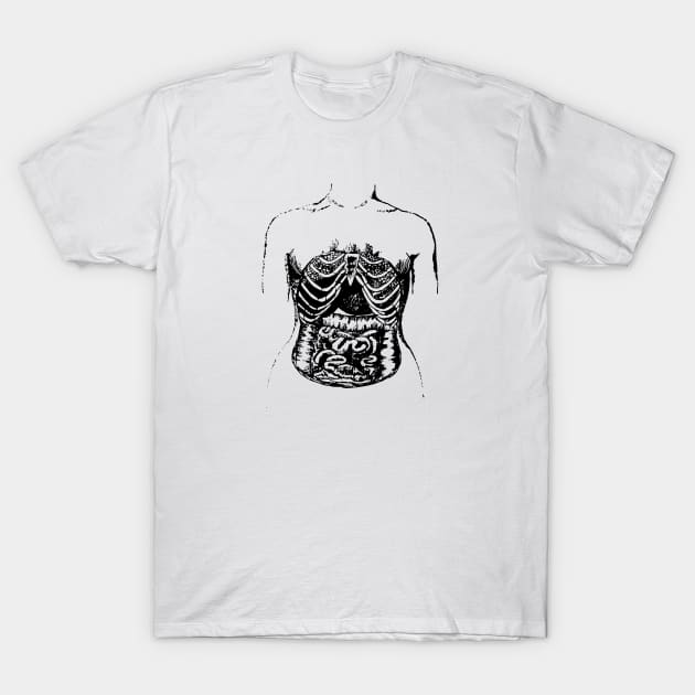 Guts T-Shirt by linesdesigns